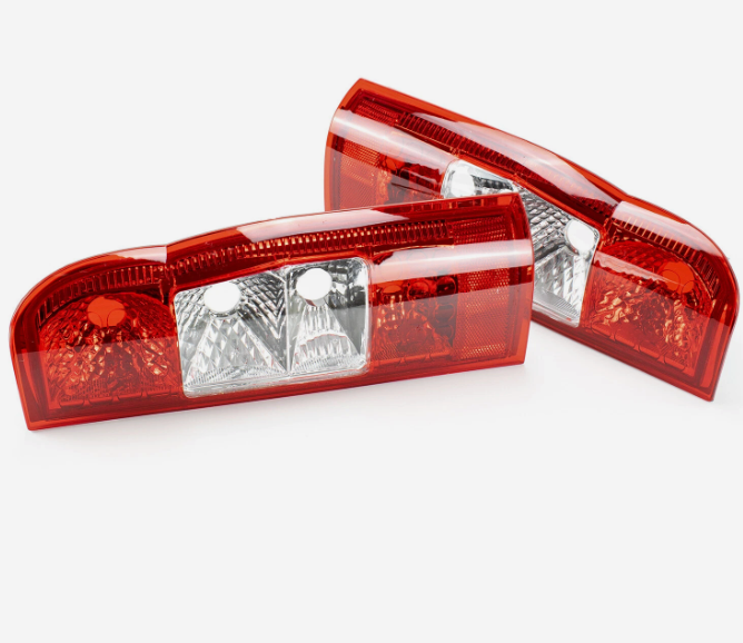 Pair Rear Tail Light Brake Lamp Lens For Ford Transit MK7 2006-2014 Left+Right