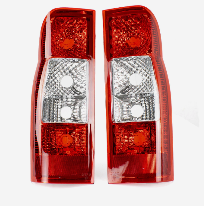 Pair Rear Tail Light Brake Lamp Lens For Ford Transit MK7 2006-2014 Left+Right