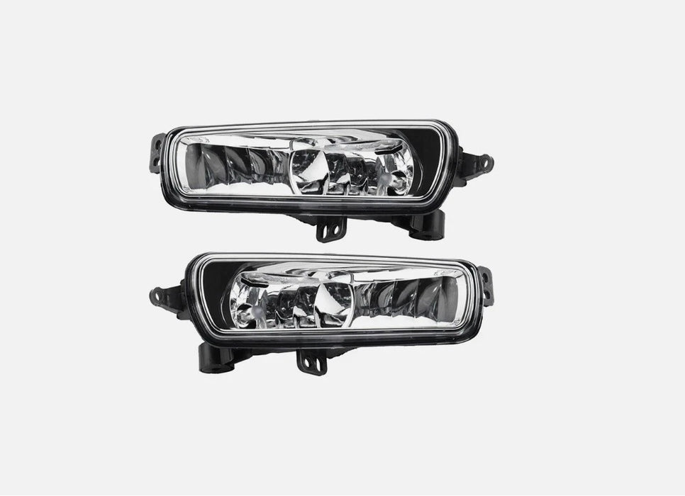Pair Front Fog Light Lamps With Bulbs For Ford Transit MK8 V363 2014-2023