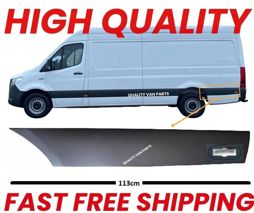 For Mercedes Sprinter W907 LWB Protective Moulding Left N/S 2018+ Plastic Trim