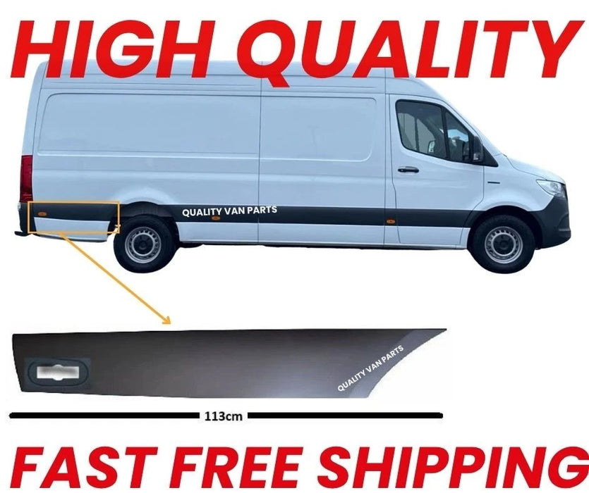For Mercedes Sprinter W907 LWB Protective Moulding Right O/S 2018+ Plastic Trim