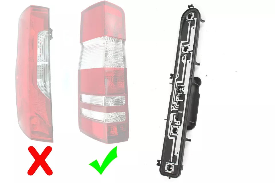 MERCEDES SPRINTER 2006-2018 REAR BACK LIGHT BULB HOLDER CIRCUIT BOARD LEFT SIDE